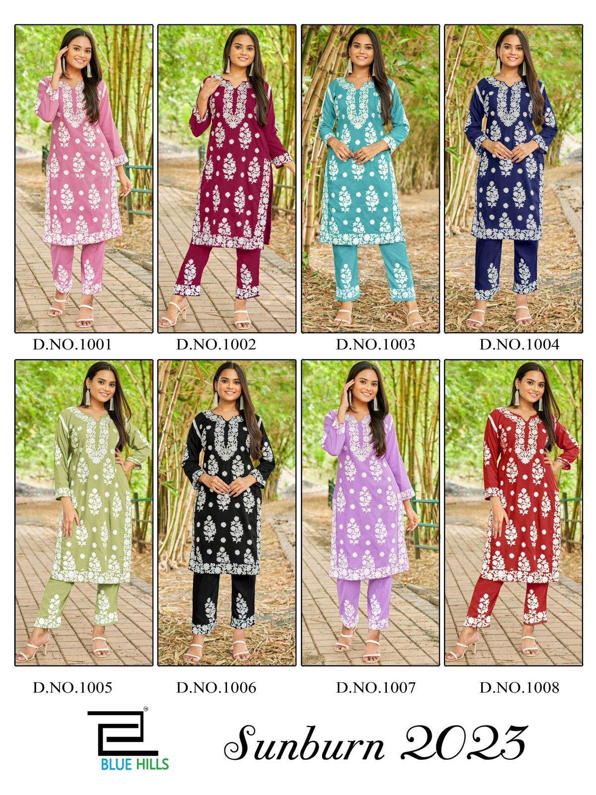Blue Hills Sunburn 2023 Designer Kurti With Bottom Catalog
